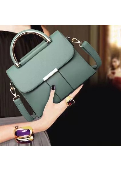 Vahşi Çapraz Omuz Çantası Kadın Düz Renk Moda Çanta (Yurt Dışından)