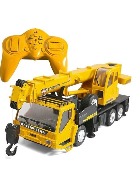 1:24 8ch Simülasyon Vinç Ekskavatör Kablosuz Uzaktan Kumanda Mühendisliği Aydınlatma Kamyon Ücretli Rc Araçlar Araba Oyuncak | Rc Trucks (Haki) () (Yurt Dışından)