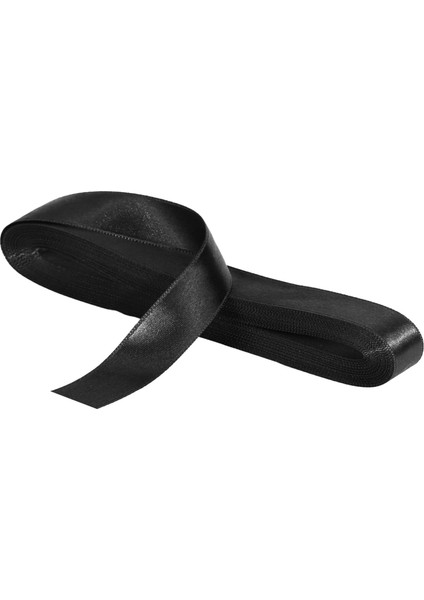 Saten Siyah Kurdele 10 mm - 10 mt