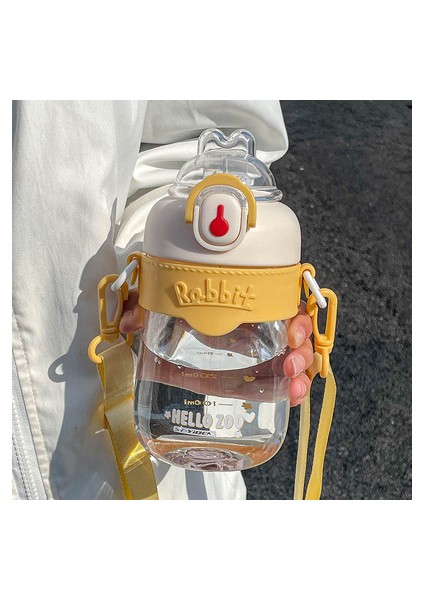 Sevimli Tavşan Plastik Daklar Çocuk Öğrenciler Anaokulu Su Dağı (Yurt Dışından)