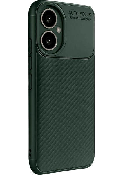 Honor 400 Kılıf Negro Karbon Desen Silikon + Ekran Koruyucu