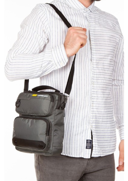 Su Geçirmez Çok Fonksiyonlu El ve Omuz Çantası, 20X24CM, Gri