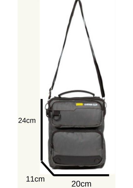 Su Geçirmez Çok Fonksiyonlu El ve Omuz Çantası, 20X24CM, Gri