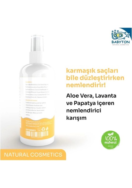 Bfs Babyton Bebek ve Çocuklar Için Kolay Tarama Saç Spreyi 200 ml fiyatları