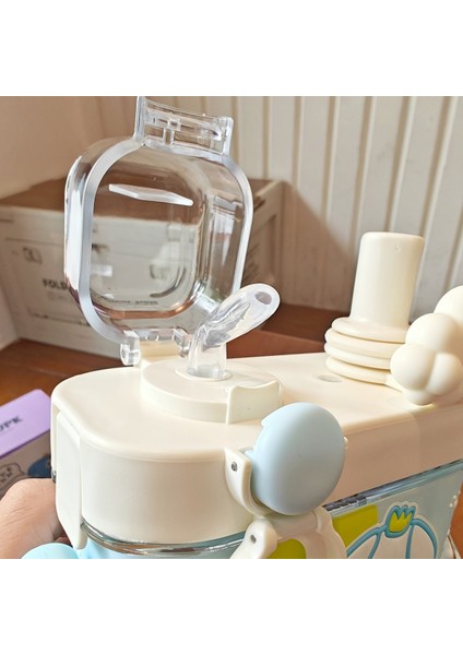 Pipetli Ikili Içme Bardağı Kupa Öğrenci Çocuk Pipetli Plastik Kupa (Yurt Dışından) fiyatları