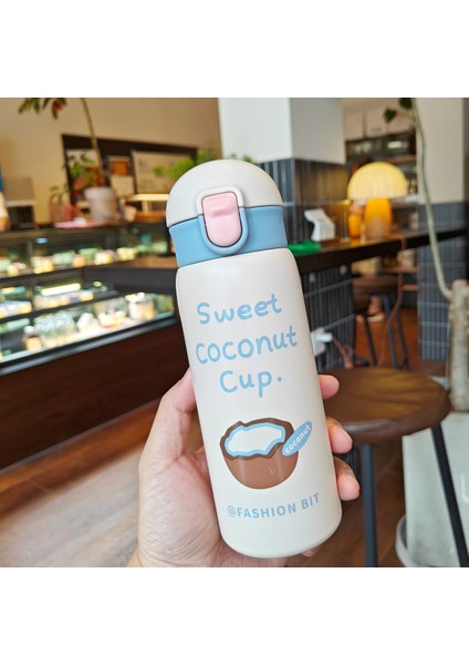 Yalıtımlı Kupa Sevimli Öğrenci Düz Içme Kupa Hediyelik Kupa (Yurt Dışından)