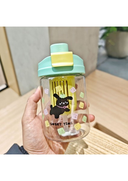 Sevimli Pipetli Kupa Öğrenci Kupa Hediyelik Kupa (Yurt Dışından)