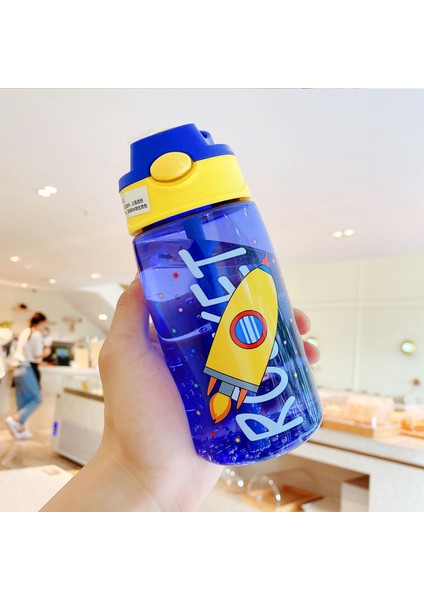 Plastik Daklar Çocuk Su Dakları Pipetli Daklar Öğrenci Su Dakları (Yurt Dışından)