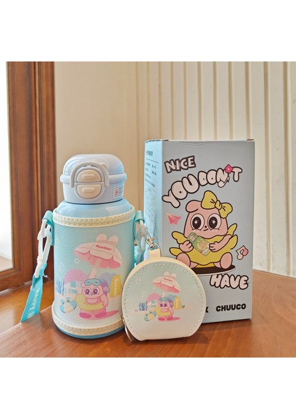 Çocuk Yalıtımlı Dak Pipetli Dak Öğrencilere Özel Vakumlu Daklar (Yurt Dışından)