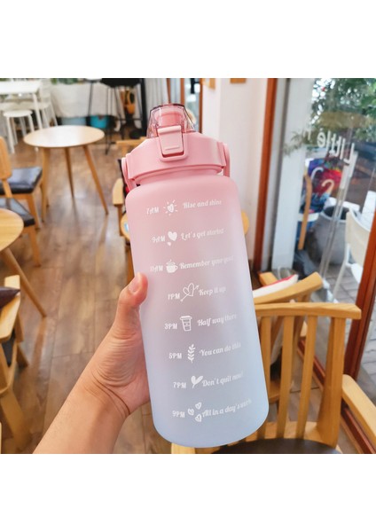 Şık Ekstra Büyük Kapasiteli Dış Mekan Su Şişesi Buzlu Plastik Daklar (Yurt Dışından)