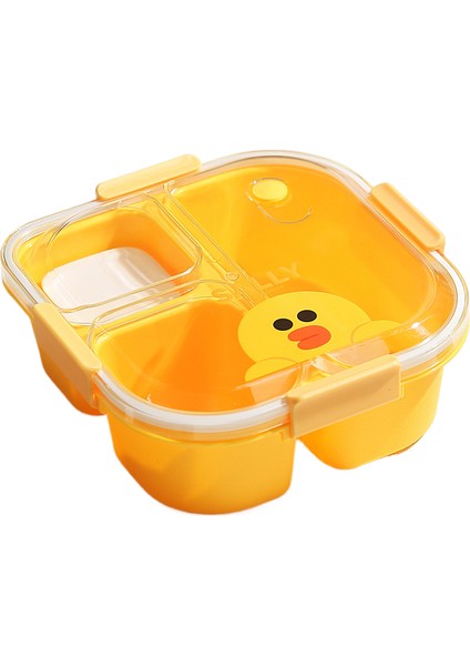 Üç Izgara Mikrodalga Fırın Öğle Yemeği Kutusu Ofis Bento Kutusu Öğrenci Sınıfı Taşınabilir Öğle Yemeği Kutusu 1100ML (Yurt Dışından)