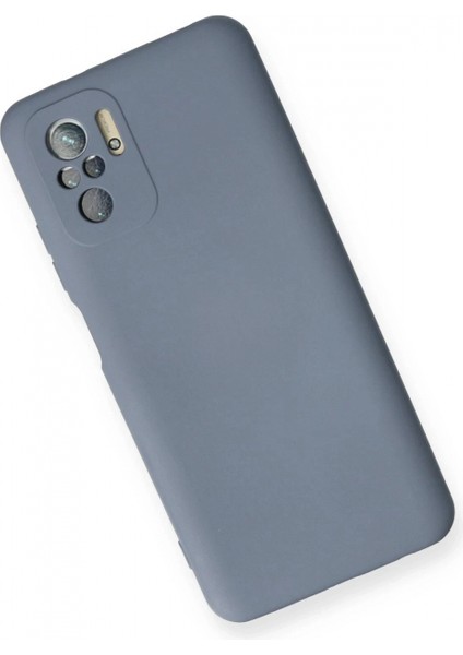 Xiaomi Redmi Note 10 Kılıf Nano Içi Kadife Silikon - Gri modelleri