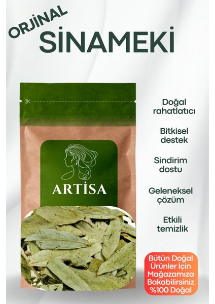 Doğal Sinameki Yaprağı 200 gr Saf & Katkısız Yeni Mahsul