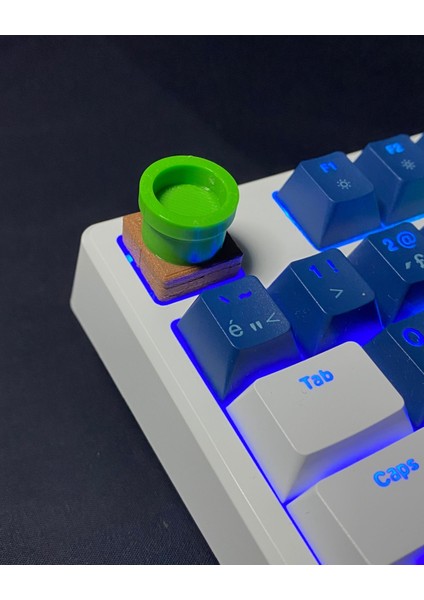 Mario Pipe Keycap | Cherry Mx Uyumlu Tuş Başlığı | Mekanik Klavyeler Için 3D Oyun Temalı Tasarım