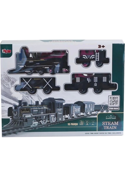 Bfs FF-1603C-4C Sesli ve Işıklı Buharlı Tren Oyun Seti -Vardem Oyuncak fiyatları