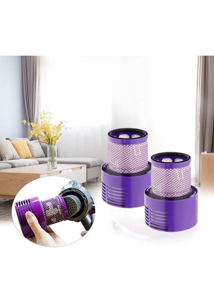 Dyson V10 Absolute ile Uyumlu Süpürge Hepa Filtresi 2'li fiyatları