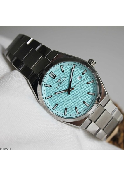 F11630A15 Çelik Kordonlu Erkek Kol Saati