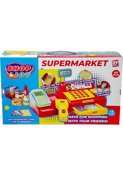 Bfs 578-BP Shop- Joy Yazar Kasa Alışveriş Seti