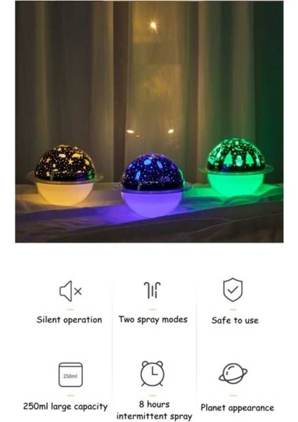 Renkli Taşınabilir Çocuklar Için Mini Lamba ve Nemlendirici Set modelleri