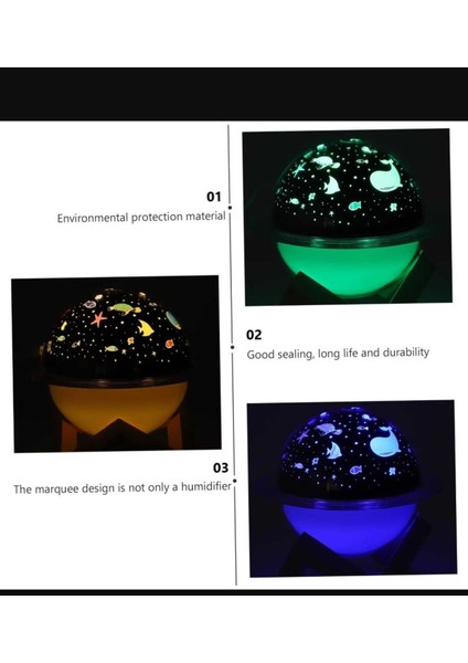 Renkli Taşınabilir Çocuklar Için Mini Lamba ve Nemlendirici Set indirimleri