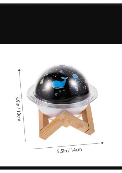 Renkli Taşınabilir Çocuklar Için Mini Lamba ve Nemlendirici Set