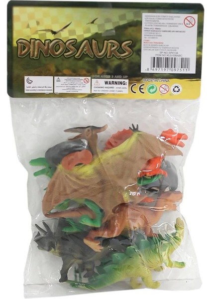 Bfs KZL-KL5-006ABC Pvc Dinazor Hayvan Seti -Kızılkaya Oyuncak fiyatları