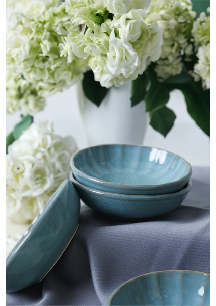 Granit Turkuaz Sirius Çerezlik / Sosluk 12 cm 6 Adet Q07 modelleri