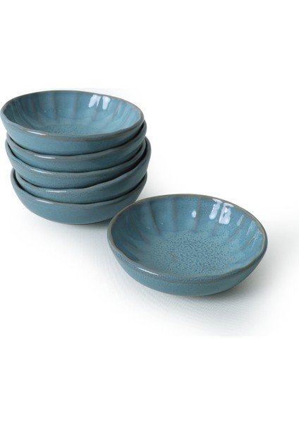 Granit Turkuaz Sirius Çerezlik / Sosluk 12 cm 6 Adet Q07 fırsatları