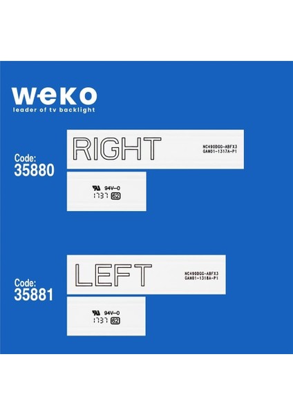 Lg, 49lj594v, 49uj630v, Led. Bar, Backlıght, Nc490due-Aafx1-41-Ca Gan01-1294a-P1 Gan01-1295a-P1 , Backlıght fiyatları