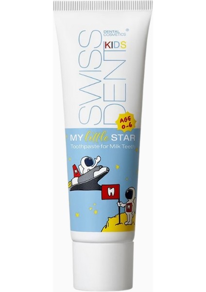 Swıssdent Kıds My Little Star Diş Macunu, 0-6 Yaş Için Fluorsuz Koruma