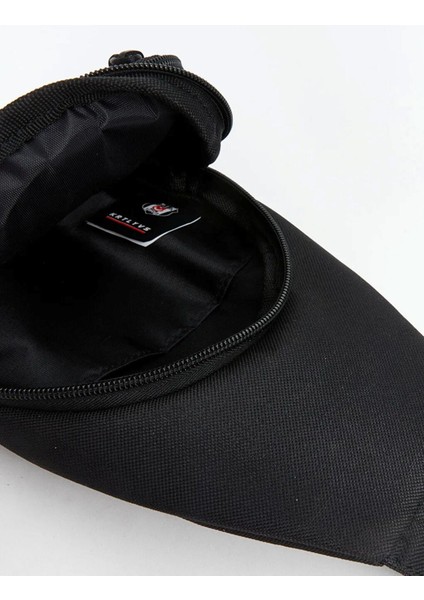 Fermuarlı Erkek Göğüs Çantası, Taraftar Baskılı, Siyah, Şık ve Kullanışlı fırsatları