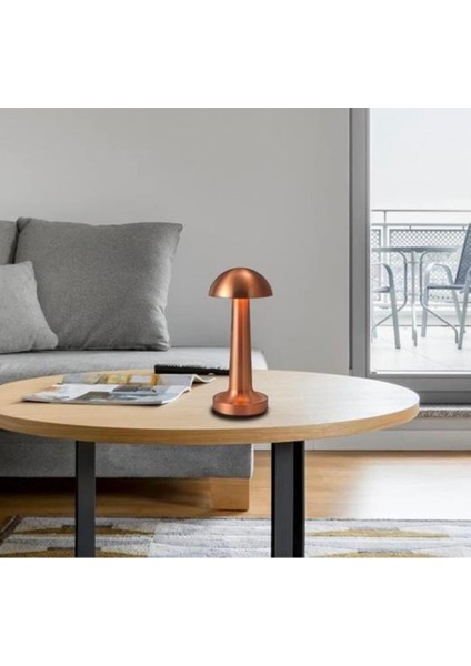 Şarjlı Masa Lambası, Dekoratif, Şık ve Pratik, Lizbon Tasarımı, Altın Renk fiyatları