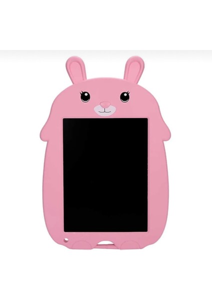 Tavşan Tasarımlı Dijital Çocuk Yazı Tableti 9 Inç