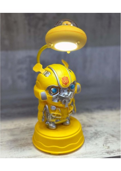 Şarjlı Masa Üstü LED Lamba, USB ile Kullanılır, Kompakt ve Şık Tasarım.