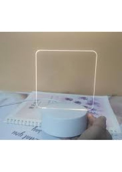 Beyaz LED Çizim Tableti, Gece Lambası ve Not Panosu Çok Fonksiyonlu Ürün fiyatları