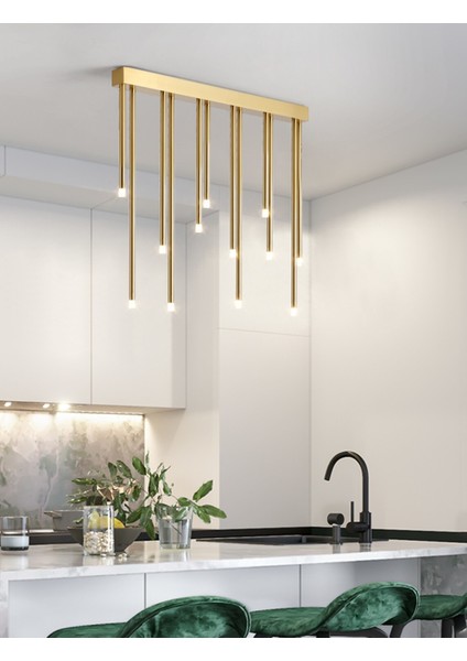 12 Adet 30+40+60CM Boylarında Tasarım LED Avize