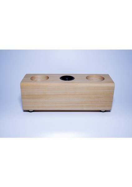 Ahşap Gece Lambası ve Sukulent Saksı Seti, Sıcak ve Doğal Tasarım. indirimleri