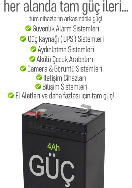 4 Ah 12V Bakımsız Kuru Akü Dayanıklı Güvenli ve Pratik Enerji Çözümü modelleri