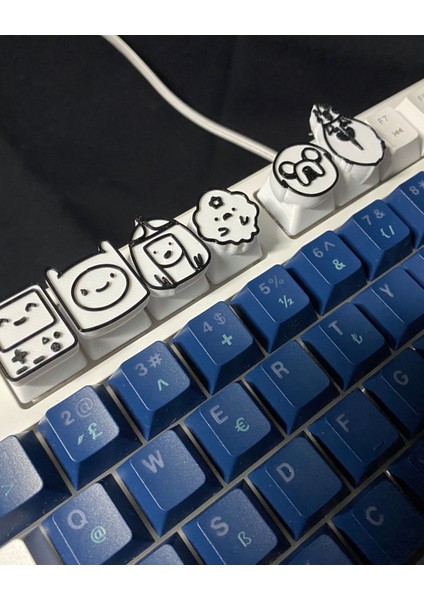 Adventure Time 6'lı Keycap Seti | Rgb Uyumlu Mekanik Klavye Tuş Başlıkları | Cherry Mx Uyumlu fiyatları