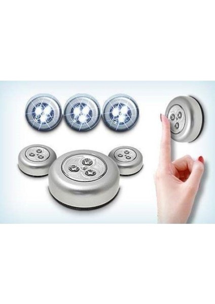 Gri 3'lü Dokunmatik Spot Lamba Seti, Şık ve Modern Aydınlatma Çözümü modelleri