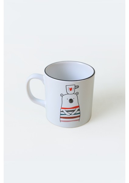 I Love Coffee Silindir Kupa 10 cm modelleri