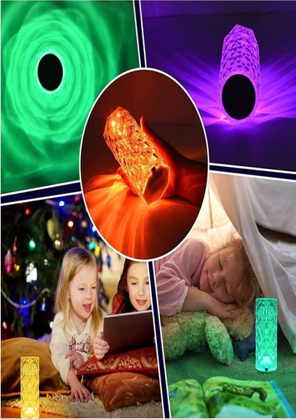 16 Renkli, Uzaktan Kumandalı, Dokunmatik, Kablosuz Masa Üstü LED Lamba indirimleri