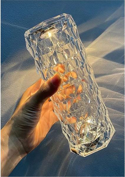 16 Renkli, Uzaktan Kumandalı, Dokunmatik, Kablosuz Masa Üstü LED Lamba