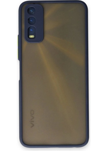 Vivo Y11S Kılıf Montreal Silikon Kapak - Lacivert