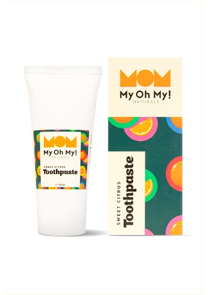 Organik Tatlı Portakal Uçucu Yağlı Florürlü Çocuk Diş Macunu