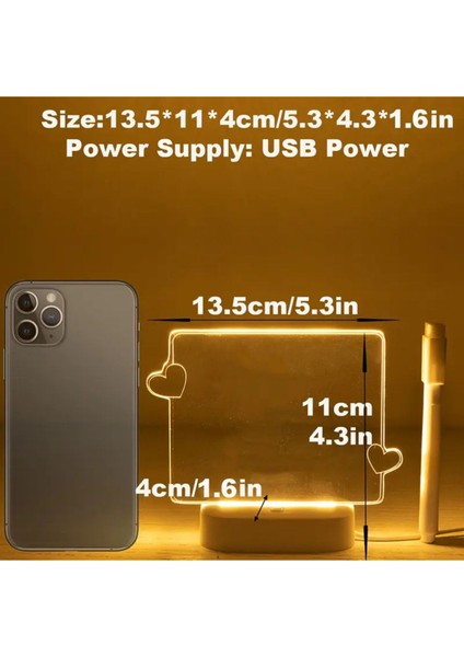 Beyaz LED Çizim ve Gece Lambası, Pratik ve Şık Tasarım modelleri