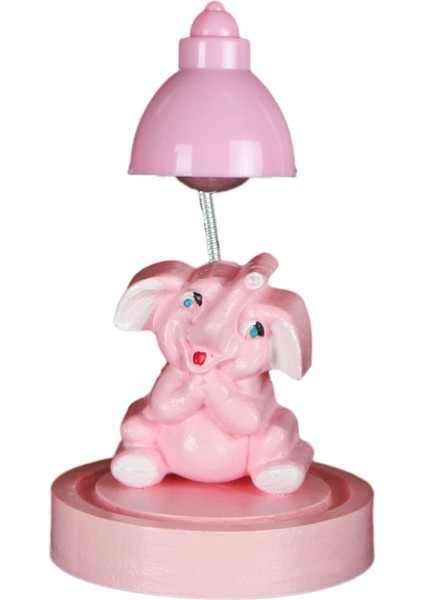 Pembe Fil Işıklı Biblo ve Gece Lambası, Odanızda Sıcak Atmosfer Yaratır