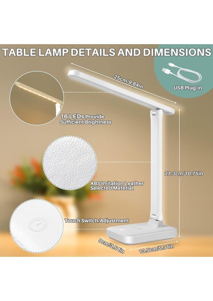 3 Kademeli Çok Fonksiyonlu LED Masa Lambası, Renkli, Dokunmatik, Telefon Standlı fiyatları