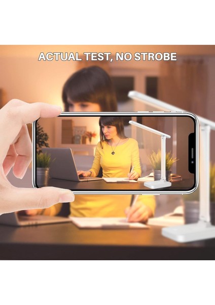 3 Kademeli Çok Fonksiyonlu LED Masa Lambası, Renkli, Dokunmatik, Telefon Standlı fırsatları