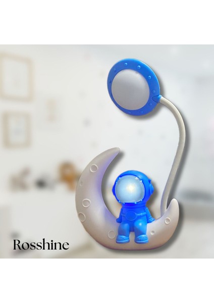 Gökyüzü Temalı Mavi Astronot LED Masa Lambası, Şık ve Kullanışlı Tasarım fiyatları